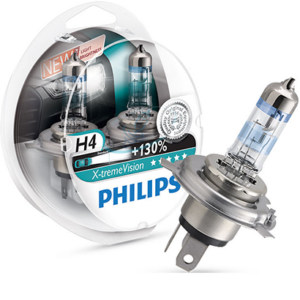 12342XV+S2 PHILIPS X-Treme Vision H4 +130% 12V 55W - Image 1