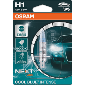 64150CBN-01B - OSRAM H1 12V 55W P14.5s Cool Blue INTENSE NextGen. 5000K +100% 1st. - Image 1