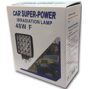 FLED3A - SUPER POWER Φανάρι Εργασίας Led 48w, τετράγωνος προβολέας - Image 2